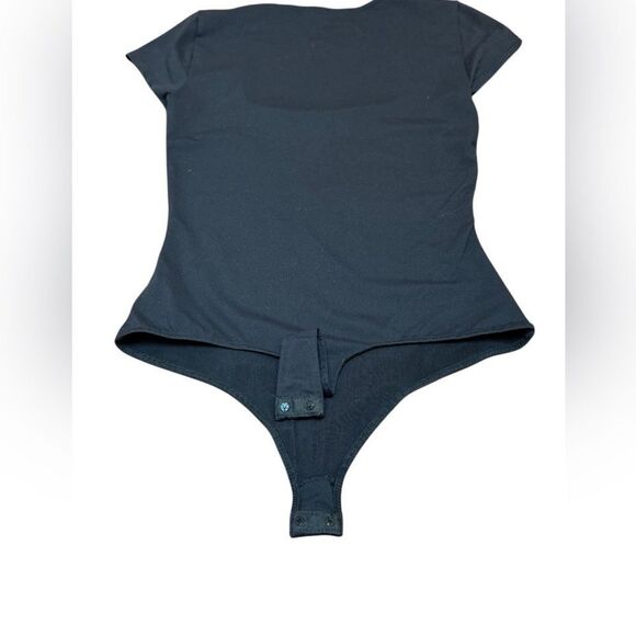 Free People Women's Square Eyes Bodysuit in Black Size Small - Picture 7 of 9